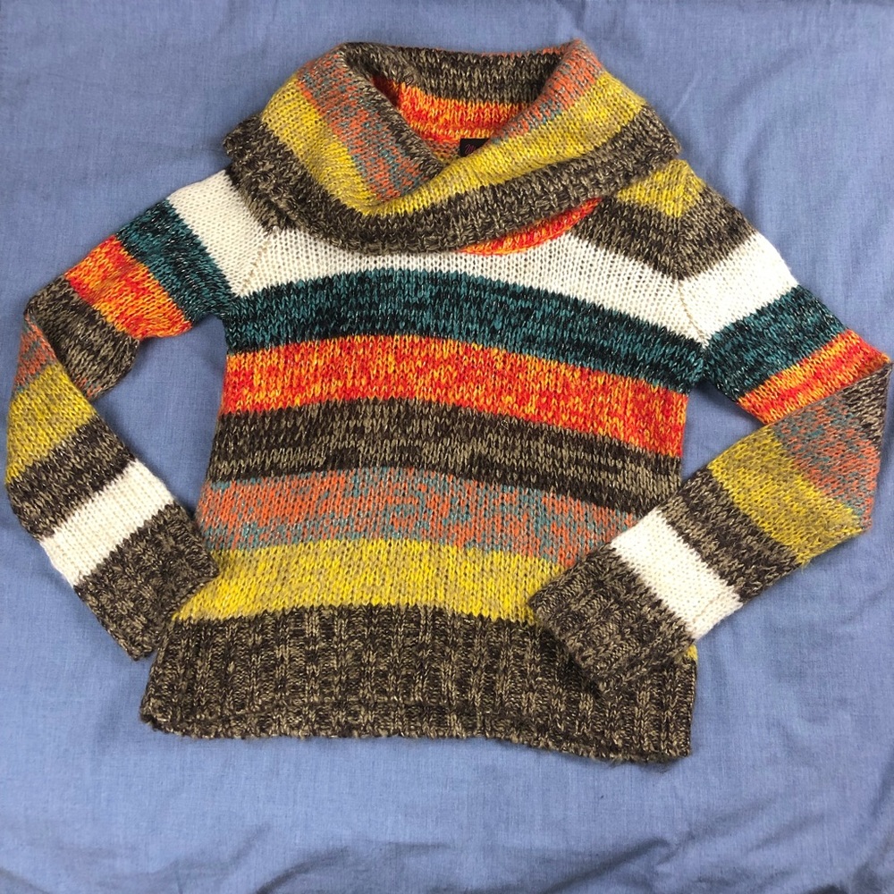 Ultra flirt fall multicolor sweater size medium